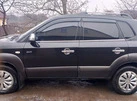 Окантовка скла (4 шт, нерж) для Hyundai Tucson JM 2004- рр - 1