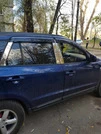 Молдинг дверних стійок (6 шт, нерж.) для Hyundai Santa Fe 2 2006-2012 рр - 1