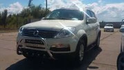 Кенгурятник WT004 (нерж) для SsangYong Rexton I 2001-2017 рр - 3