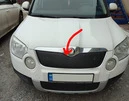 Зимова накладка на решітку (верхня, 2009-2013) Матова для Skoda Yeti рр - 1