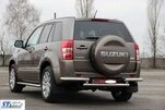 Задній захист AK003-2 (нерж) для Suzuki Grand Vitara 2005-2017 рр - 3