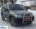 Кенгурятник QT007 (нерж) для Chevrolet Niva - 4