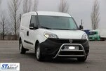 Кенгурятник WT022 (нерж.) 60 мм для Fiat Doblo II 2010-2022 рр - 3