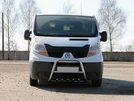 Кенгурятник QT-Spec (нерж.) для Opel Vivaro 2001-2015 рр - 1
