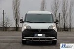 Передній захист ST016-3 (нерж.) 60/60 мм для Fiat Doblo II 2010-2022 рр - 3