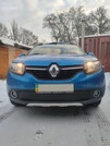 Зимова нижня накладка на решітку (2013-2015) Матова для Renault Logan II рр - 3