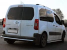 Задній захист (нерж.) 60 мм для Citroen Berlingo 2008-2018 рр - 4