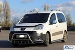 Кенгурятник WT003-Plus (нерж.) 60 мм для Citroen Berlingo 2008-2018 рр - 2