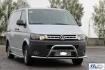 Кенгурятник WT007ST (нерж) для Volkswagen T5 2010-2015 рр - 3