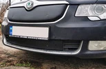 Зимова накладка на решітку (Нижня, 2008-2013) Матова для Skoda Superb рр - 3