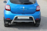 Задня дуга AK007 (нерж) для Dacia Sandero 2013-2020 рр - 1