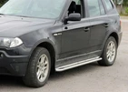 Бокові пороги KB001 (нерж) 60 мм для BMW X3 E-83 2003-2010 рр - 1