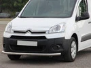 Передній захист ST008 (нерж.) 60 мм для Citroen Berlingo 2008-2018 рр - 1