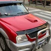 Дефлектор капота (EuroCap) для Mitsubishi L200 1996-2006 рр - 2