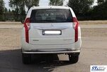 Задній захист AK005 (нерж) для Mitsubishi Pajero Sport 2015- рр - 6