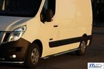 Бічні труби BB002 (2 шт., нерж.) Середня база для Opel Movano 2010-2021 рр - 6