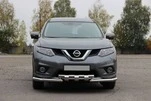 Передній захист ST009-15 (нерж) для Nissan X-trail T32 / Rogue 2014-2021 рр - 1