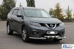 Передній захист ST009-15 (нерж) для Nissan X-trail T32 / Rogue 2014-2021 рр - 3