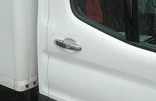 Накладки на ручки Carmos (нерж) 4 ручки для Ford Transit 2014- рр - 10