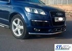 Передній захист ST008 (нерж.) d51 для Ауди Q7 2005-2015 рр - 3