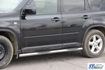 Бічні труби BB002 (2 шт., нерж) для Nissan X-trail T31 2007-2014рр - 3