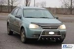 Передня дуга WT003 (42мм, нерж.) для Chevrolet Lacetti - 2