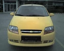 Накладка на передній бампер (під фарбування) для Chevrolet Aveo T200 2002-2008 рр - 1