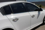 Молдинги стекол (нерж) HB, Carmos - Турецька сталь для Chevrolet Cruze 2009-2015 рр - 1