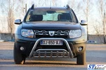 Кенгурятник WT002 (нерж) для Dacia Duster 2008-2018 рр - 3