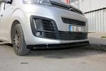 Передня лип накладка (ABS) для Citroen Jumpy/Dispatch 2017- рр - 7