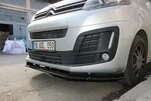 Передня лип накладка (ABS) для Citroen Jumpy/Dispatch 2017- рр - 8