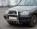 Кенгурятник QT007 (нерж) для Chevrolet Niva - 1