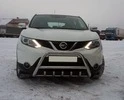 Кенгурятник WT003 (нерж) для Nissan Qashqai 2014-2021 рр - 1