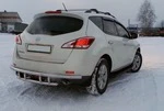 Задня дуга AK (нерж) для Nissan Murano 2008-2014 рр - 1
