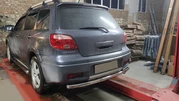Задня дуга AK002/2 (нерж) для Mitsubishi Outlander 2001-2006 рр - 6