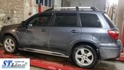 Бічні труби (2 шт., нерж) для Mitsubishi Outlander 2001-2006 рр - 4