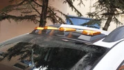 Козирьок лобовога скла V2 (LED) для Renault Duster 2008-2017 рр - 6