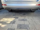 Задній дифузор обведення (нержвавейка) Carmos - Турецька сталь для Skoda Octavia III A7 2013-2019рр - 3