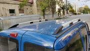 Рейлінги Хром (пласт. ніжки) Стандартна база, металеві ніжки для Fiat Doblo I 2005-2010 рр - 1
