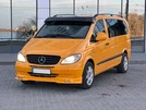 Козирьок на лобове скло (чорний глянець, 5мм) для Mercedes Vito W639 2004-2014 рр - 1