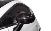 Накладки на дзеркала 2007-2015 (2 шт., натуральний карбон) для Fiat 500/500L - 2