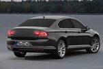 Накладка над номером SD (OmsaLine, нерж) для Volkswagen Passat B8 2015-2023 рр - 1