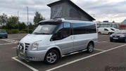 Козирьок на лобове скло (чорний глянець, 5мм) для Ford Transit 2000-2014 рр - 14