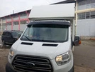 Козирьок на лобове скло (чорний глянець, 5мм) для Ford Transit 2014- рр - 12