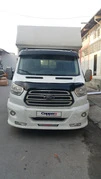 Козирьок на лобове скло (чорний глянець, 5мм) для Ford Transit 2014- рр - 14