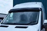 Козирьок на лобове скло (чорний глянець, 5мм) для Ford Transit 2014- рр - 4