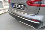 Кромка бампера (нерж) для Nissan Qashqai 2014-2021 рр - 4