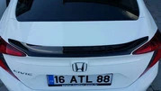 Спойлер Анатомік (під фарбування) для Honda Civic Sedan X 2016-2021 рр - 2