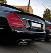 Насадки на глушник AMG S65 для Mercedes S-сlass W221 - 3