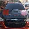 Накладка на капот (ABS) для Isuzu D-Max 2019- рр - 2